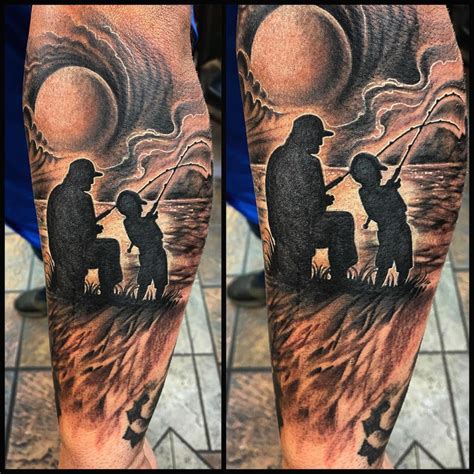 father and son hunting tattoos|40+ Father and Son Tattoos That Feature Matching Designs or .